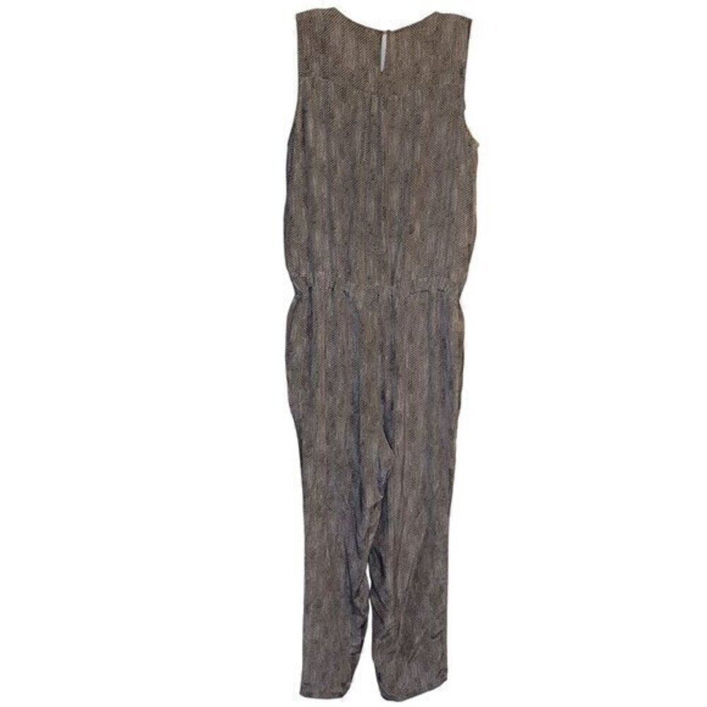 Eileen Fisher The Fisher Project Silk Jumpsuit Sleeveless V-neck M - Picture 4 of 9